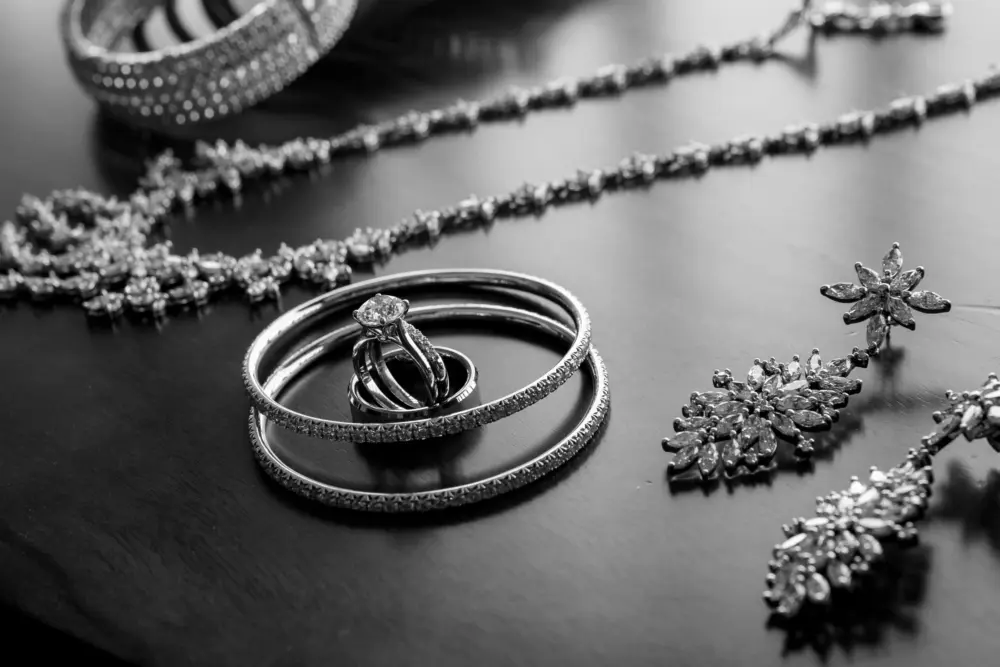 Wedding celebration highlights featuring fine jewelry details